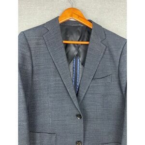 Rodd & Gunn Marlane Virgin Wool Blend Blazer Navy Blue Sports Fit Mens Size M